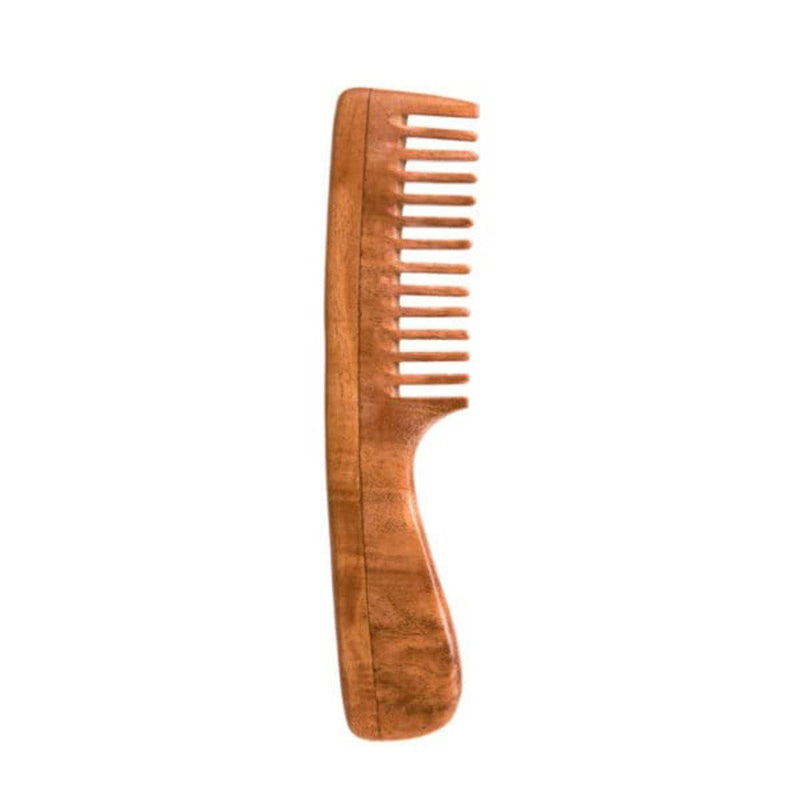 Buy Neem Wood Comb - WideTooth- Pack of 2 | Shop Verified Sustainable Hair Comb on Brown Living™