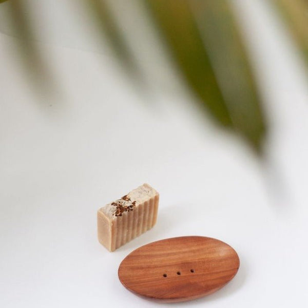 Buy Neem Wooden Soap Dish | Shop Verified Sustainable Bath Accessories on Brown Living™