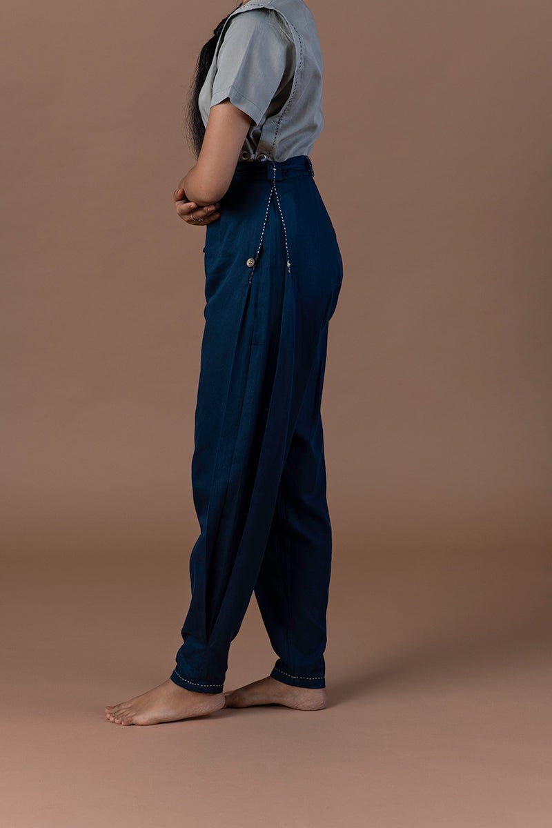 Buy Neerorganic Cotton Pleated Trouser | Shop Verified Sustainable Womens Trouser on Brown Living™