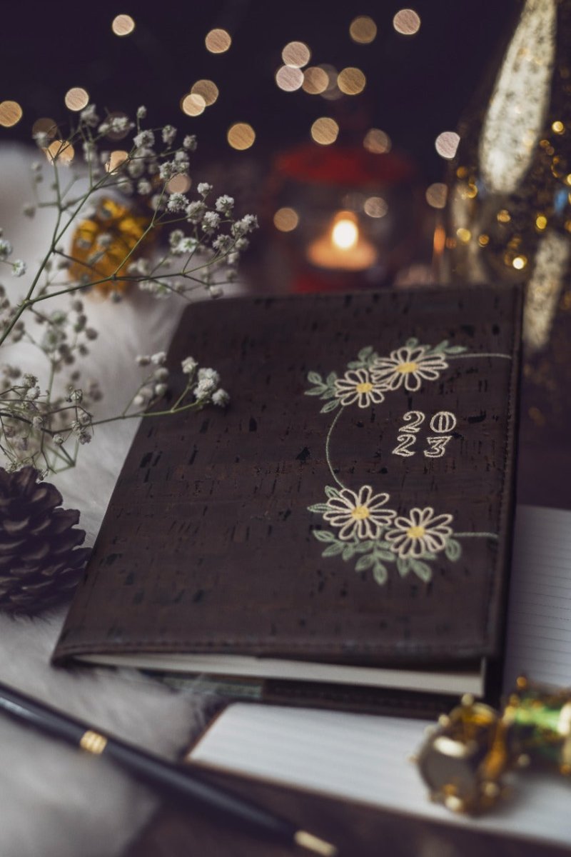 Buy New Year Journal - 2023 | Made with Cork leather | Shop Verified Sustainable Products on Brown Living