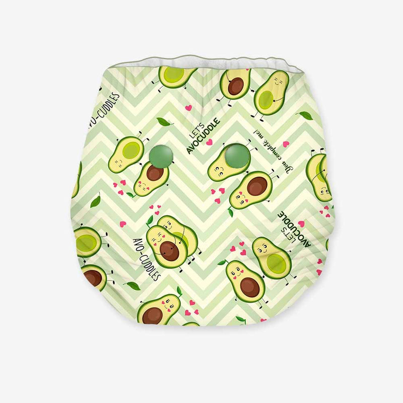 Buy Newborn Bliss Diapers for Newborn Babies (2.5-7kg) | 1 Cloth Diaper, 1 Wet-Free Organic Cotton Prefold & 1 Booster Pad | Avocuddles | Shop Verified Sustainable Products on Brown Living