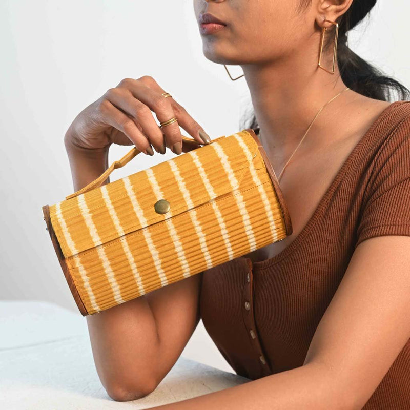Buy Night Valley Round Clutch | Shop Verified Sustainable Products on Brown Living