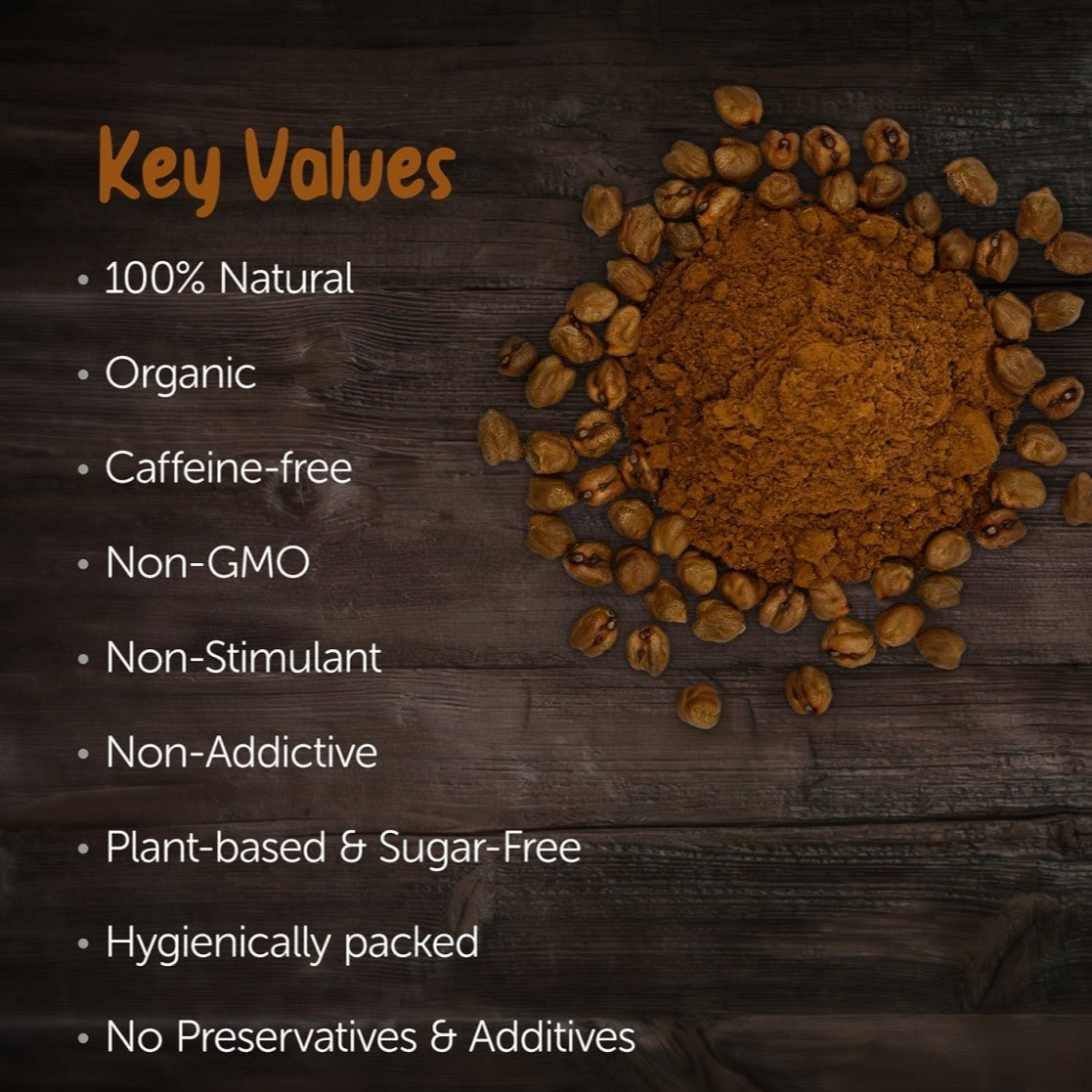 No Coffee Fine Powder 200g - Caffeine & dairy Free | Verified Sustainable by Brown Living™