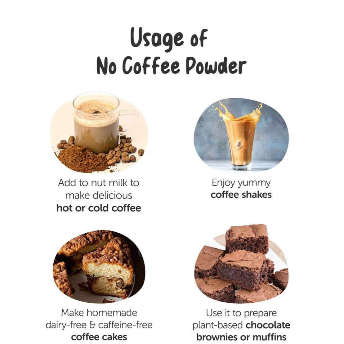 No Coffee Fine Powder 200g - Caffeine & dairy Free | Verified Sustainable by Brown Living™