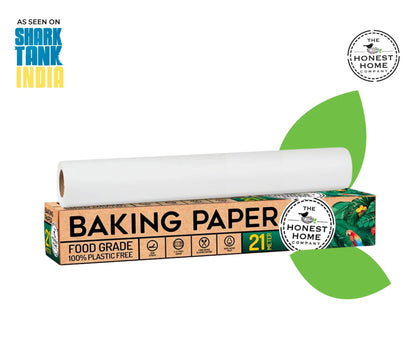 Non Sticky Baking Paper Roll - 21 Meters | Verified Sustainable by Brown Living™