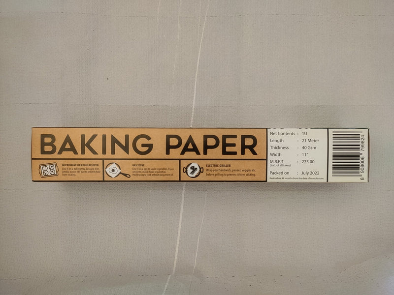 Non Sticky Baking Paper Roll- 21 Meters | Verified Sustainable Cooking & Baking Supplies on Brown Living™