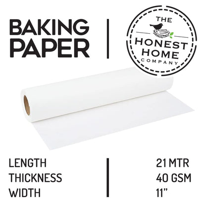 Non Sticky Baking Paper Roll - 21 Meters | Verified Sustainable by Brown Living™