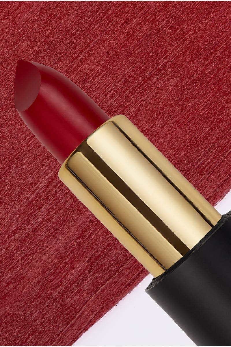 Buy Noor - Rhubarb Red Lipstick | Shop Verified Sustainable Lip Stick on Brown Living™