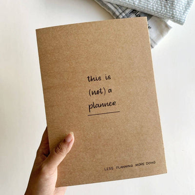 Not A Planner - Undated Planner – Organizers & Planners on Brown Living™. SKU: BL - 27. Img 2.