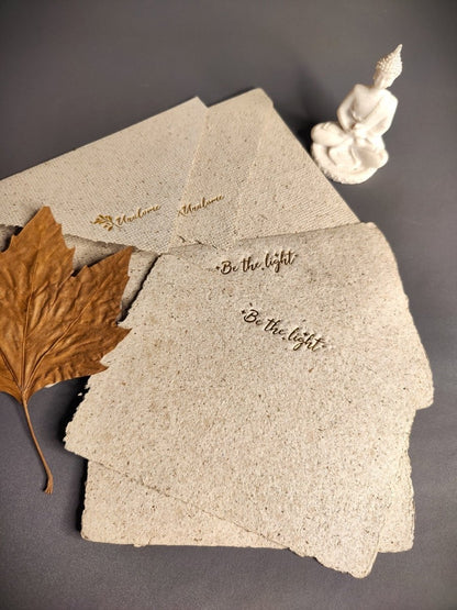 Note Cards Banana Pulp Paper | Verified Sustainable by Brown Living™