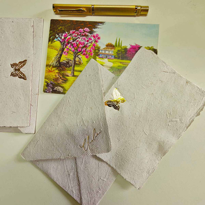 Buy Note Cards in Sugarcane Pulp Paper | Shop Verified Sustainable Products on Brown Living