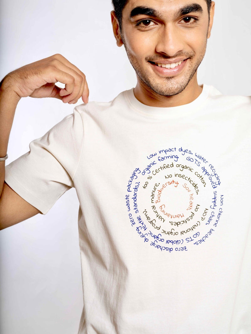 Nurture- 100% Organic Cotton Unisex T-shirt - White | Verified Sustainable Womens T-Shirt on Brown Living™
