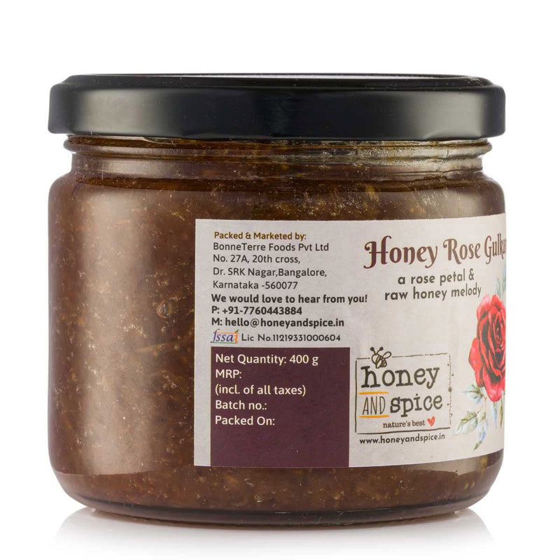 Nutrient Rich Honey Rosegulkand | Verified Sustainable Confectionaries on Brown Living™