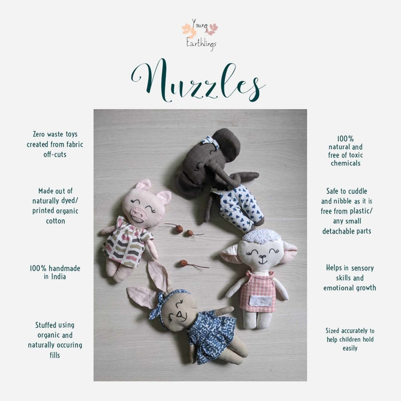 Buy Nuzzle Bundle Zero Waste Toys | Shop Verified Sustainable Soft Toy on Brown Living™