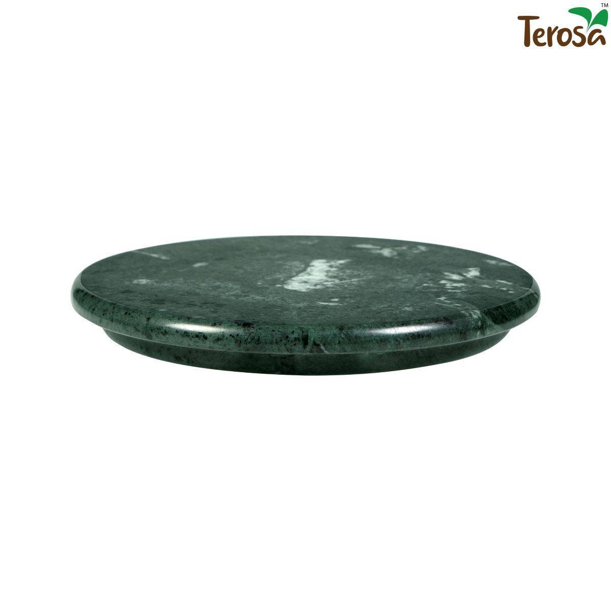 Oasis Green Chakla Belan/Polpat Set - 9" Marble | Verified Sustainable by Brown Living™