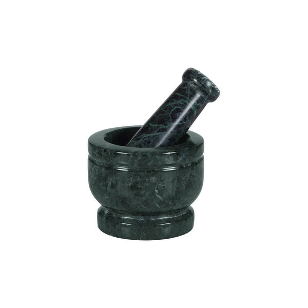Buy Oasis Green Mortar & Pestle Set or Idi Kallu or or Khalbatta or Spice Grinder-4 Inch - Marble | Shop Verified Sustainable Kitchen Tools on Brown Living™