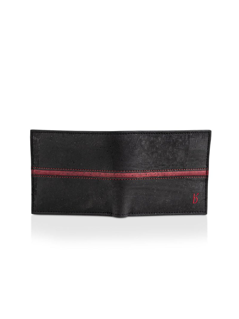 Buy Obi Men's Cork Bi-Fold Wallet - Midnight Black | Shop Verified Sustainable Products on Brown Living