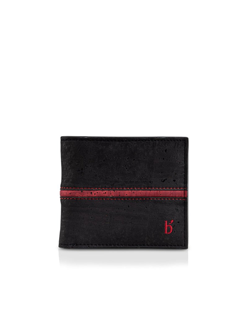 Buy Obi Men's Cork Bi-Fold Wallet - Midnight Black | Shop Verified Sustainable Products on Brown Living
