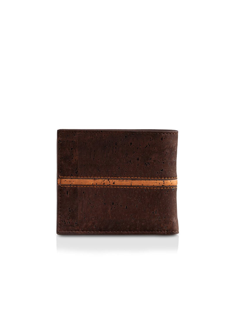 Buy Obi Men's Cork Bi-Fold Wallet - Woodland Brown | Shop Verified Sustainable Products on Brown Living