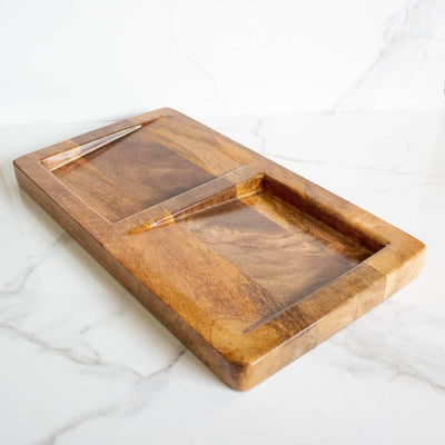 Oblique Platter – Trays & Platters on Brown Living™. SKU: SP0104. Img 1.