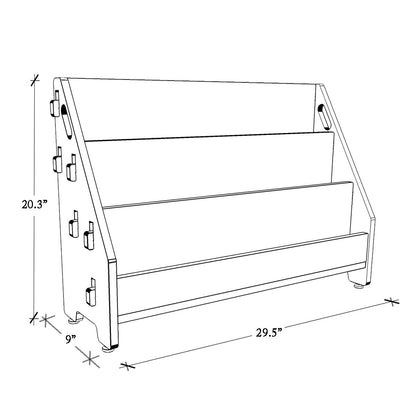 Ochre Olive Book Rack (L) | Verified Sustainable by Brown Living™