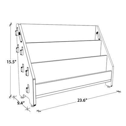 Ochre Olive Book Rack (M) | Verified Sustainable by Brown Living™