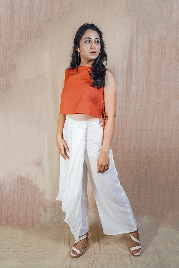 Buy Offcenter Dhoti | Shop Verified Sustainable Womens Pants on Brown Living™