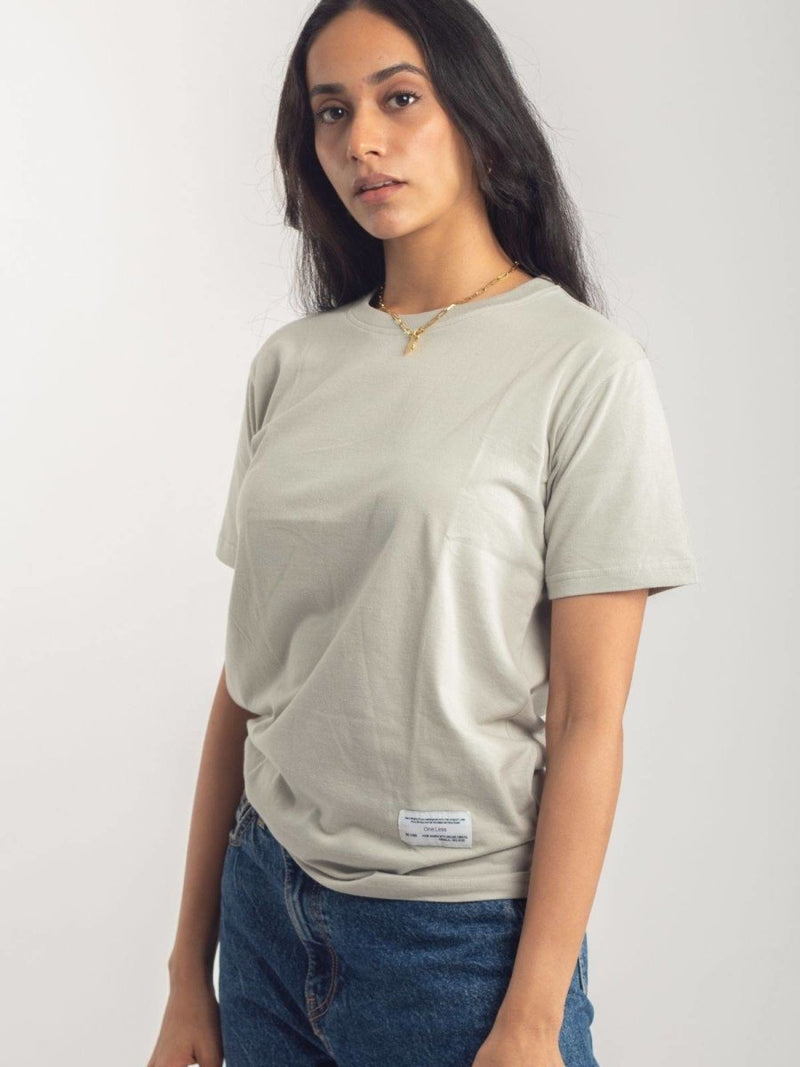 Buy OG Cotton T Shirt - Ash | Shop Verified Sustainable Womens T-Shirt on Brown Living™