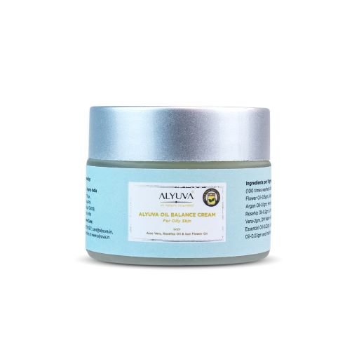 Buy Oil Balance Cream for Oily Skin & Acne - 40gm | Shop Verified Sustainable Face Cream on Brown Living™