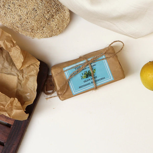 Buy Olive Mint Soap Bar | Shop Verified Sustainable Body Soap on Brown Living™
