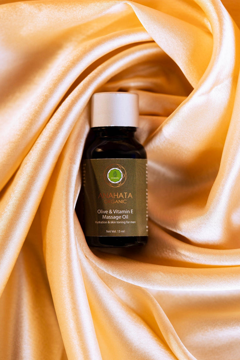 Olive & Vitamin -E Massage oil Hydration & Skin Toning for Men | Verified Sustainable Massager on Brown Living™