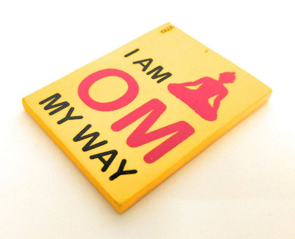 Buy Om Magnet | Shop Verified Sustainable Decor & Artefacts on Brown Living™