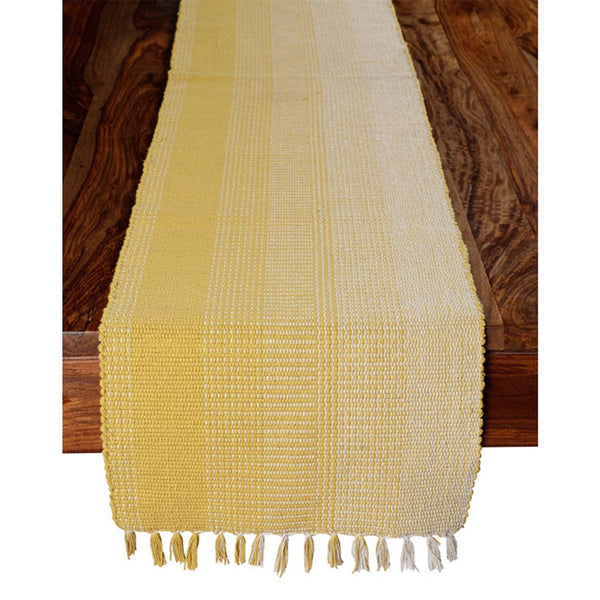 Buy Ombre Cotton Runner (Ocre) | Shop Verified Sustainable Table Linens on Brown Living™