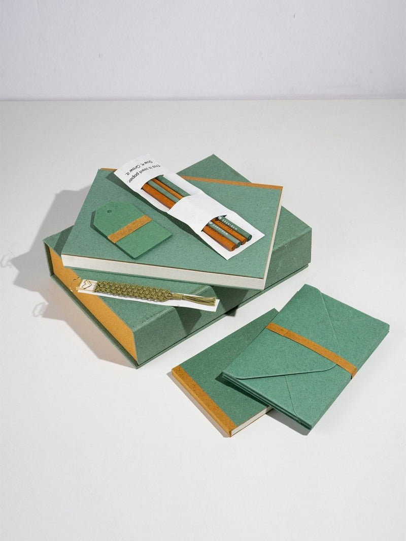 Buy Opulence Hamper - Green | Sustainable Stationery | Shop Verified Sustainable Products on Brown Living