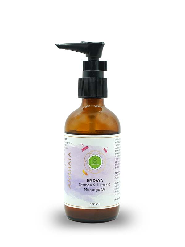 Buy Orange and Turmeric Massage Oil - 100ml | Shop Verified Sustainable Body Oil on Brown Living™