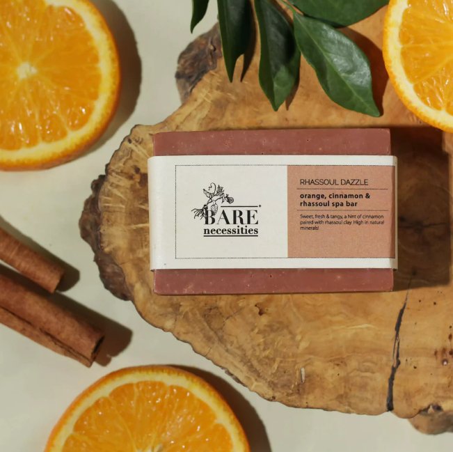 Orange Cinnamon Bathing Bar for Sensitive Skin- Pack of 2 | Verified Sustainable Body Soap on Brown Living™