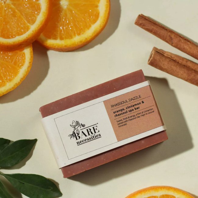 Orange Cinnamon Bathing Bar for Sensitive Skin- Pack of 2 | Verified Sustainable Body Soap on Brown Living™