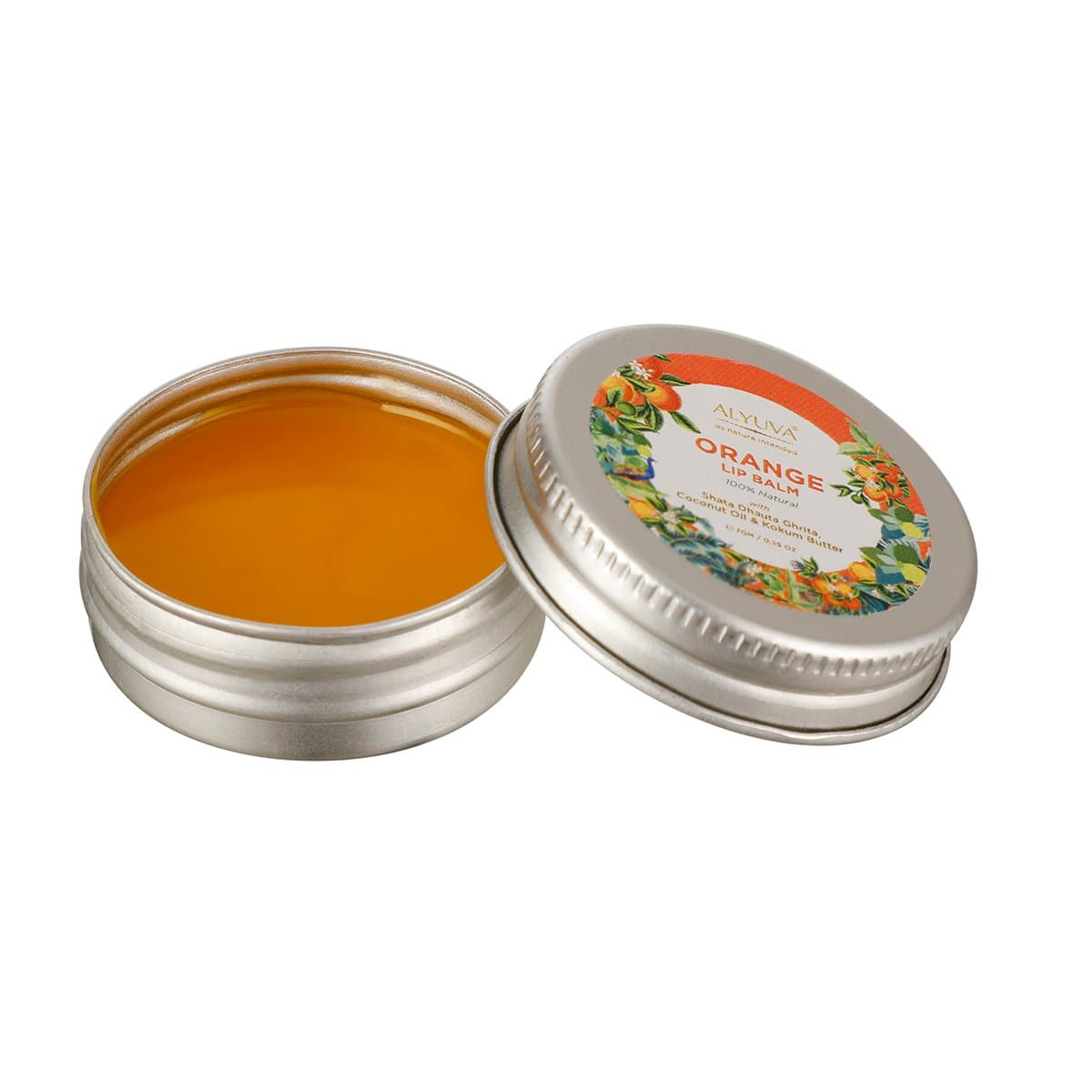 Orange Lip Balm - Pack of 2 - 7gm Each | Verified Sustainable by Brown Living™