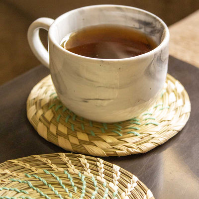 Orbit Coasters - Set of 4 – Table Decor on Brown Living™. SKU: TC0201. Img 3.