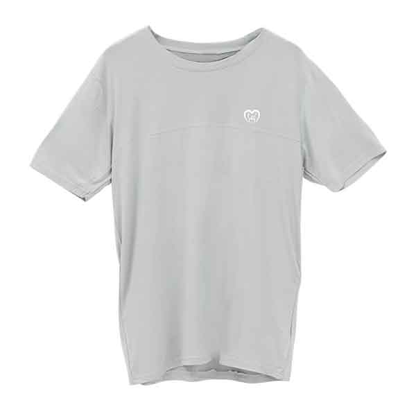 Buy Organic Bamboo T-shirt | Solid Grey T-shirt | Unisex tshirt | Shop Verified Sustainable Products on Brown Living