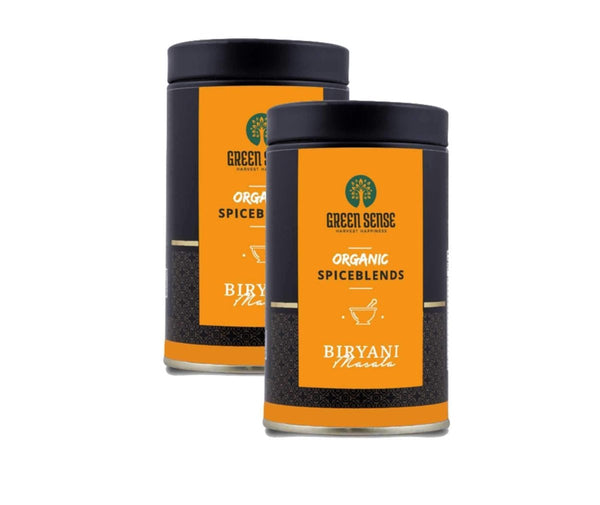 Buy Organic Biryani Masala - Organic Spice Blend - 80g x 2 - Pack of 2 | Shop Verified Sustainable Seasonings & Spices on Brown Living™