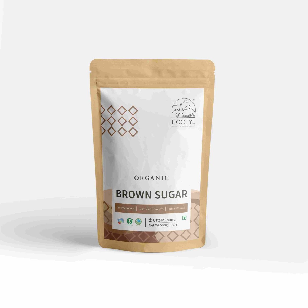 Organic Brown Sugar - Set of 2 (500 g Each) | Verified Sustainable by Brown Living™