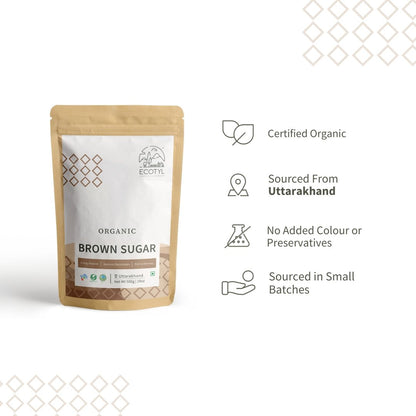 Organic Brown Sugar - Set of 2 (500 g Each) | Verified Sustainable by Brown Living™