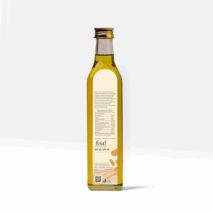 Organic Cold - Pressed Groundnut Oil - 500 ml | Verified Sustainable by Brown Living™