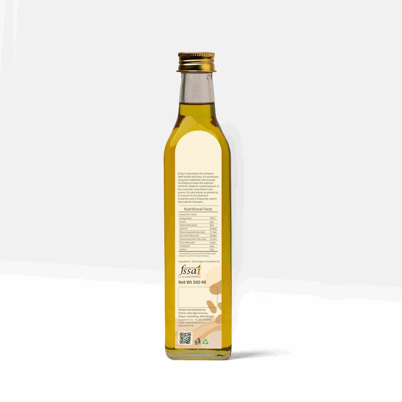 Buy Organic Cold-Pressed Groundnut Oil | Shop Verified Sustainable Products on Brown Living