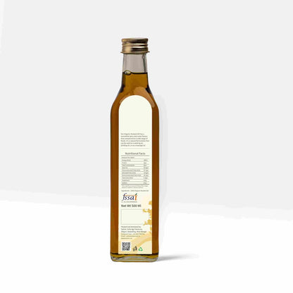 Organic Cold - Pressed Mustard Oil - 500 ml | Verified Sustainable by Brown Living™