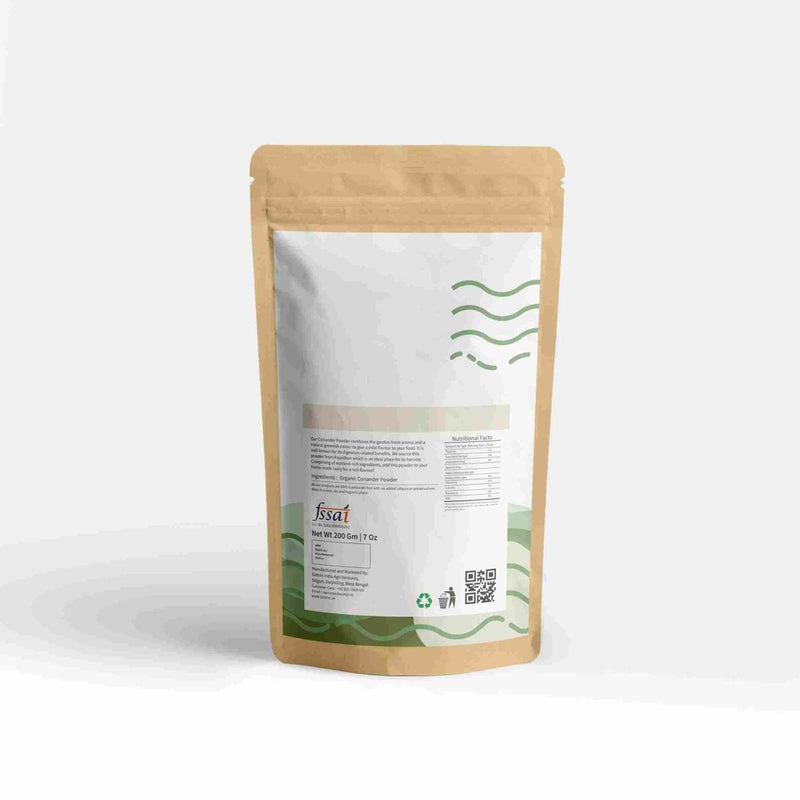 Buy Organic Coriander Powder - Set of 2 (200 g Each) | Shop Verified Sustainable Seasonings & Spices on Brown Living™