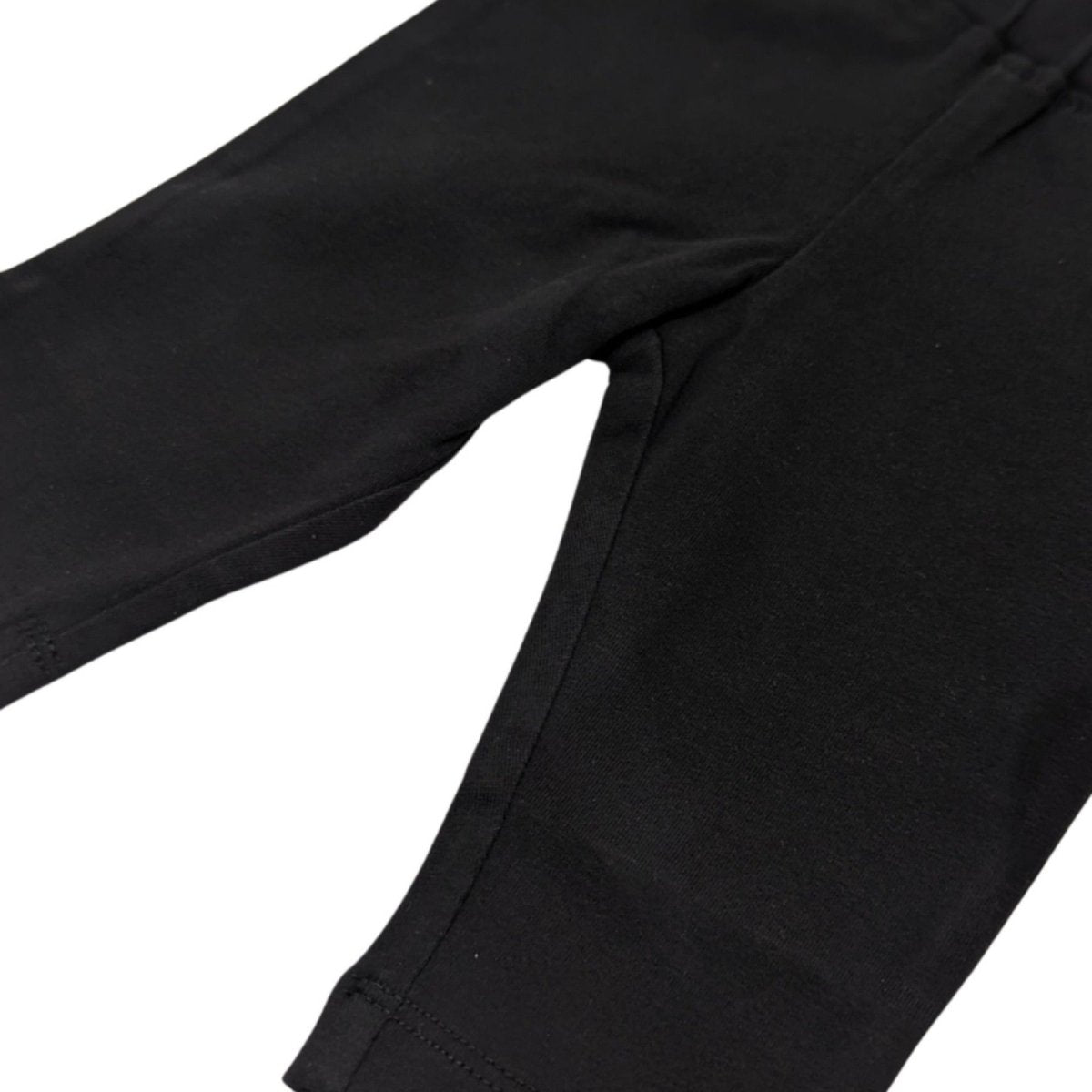 Organic Cotton Baby Girl Leggings - Black | Verified Sustainable by Brown Living™