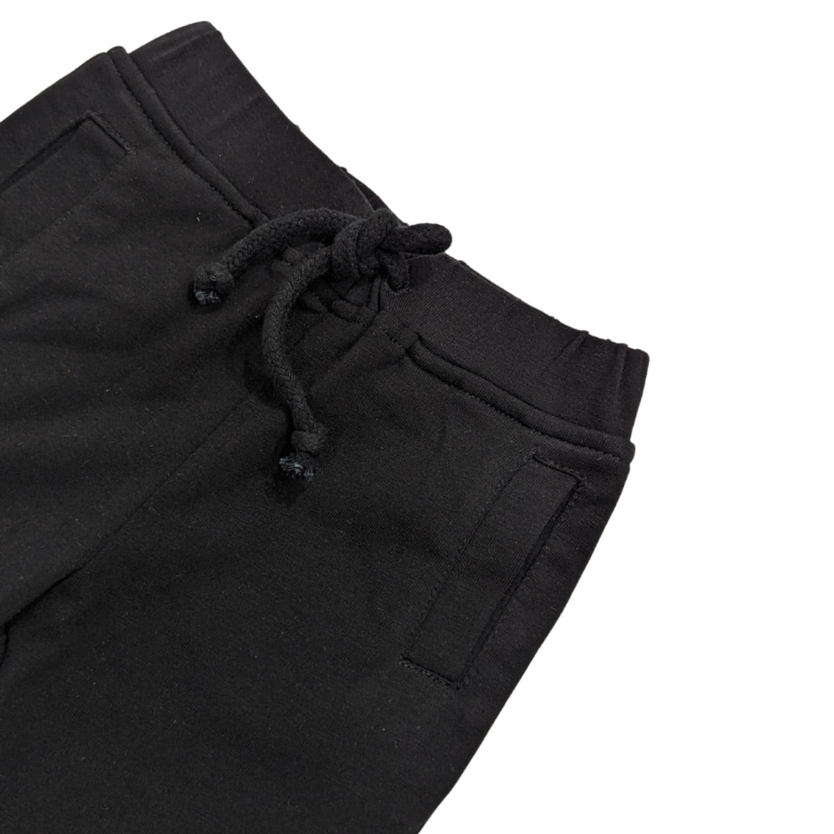 Organic Cotton Baby Joggers - Black | Verified Sustainable by Brown Living™