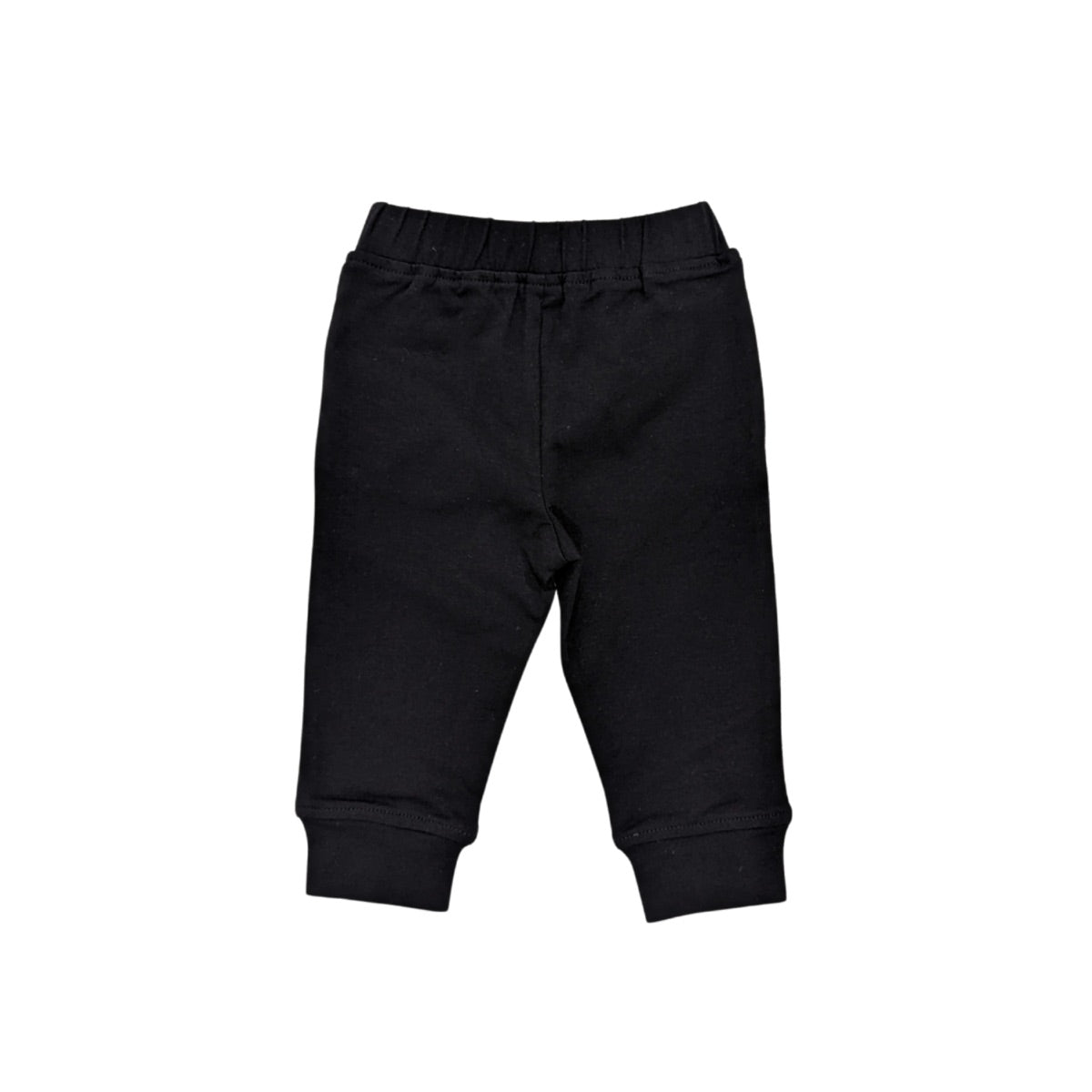 Organic Cotton Baby Joggers - Black | Verified Sustainable by Brown Living™